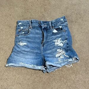 American Eagle Distressed Jean Shorts Size 4